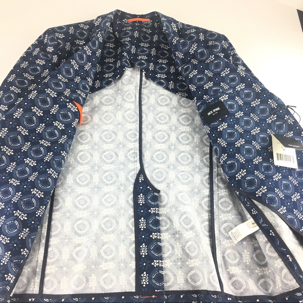 **sOLD** $398 Jack Spade Men Print Sport Coat - Picture 5 of 7